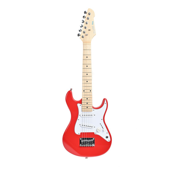 Guitarra Eléctrica Stratocaster Parquer Roja Niños Viajera