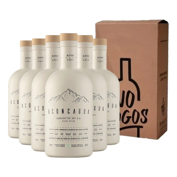 Gin Aconcagua Cardamomo & Lemongrass Caja X6 - Vinologos