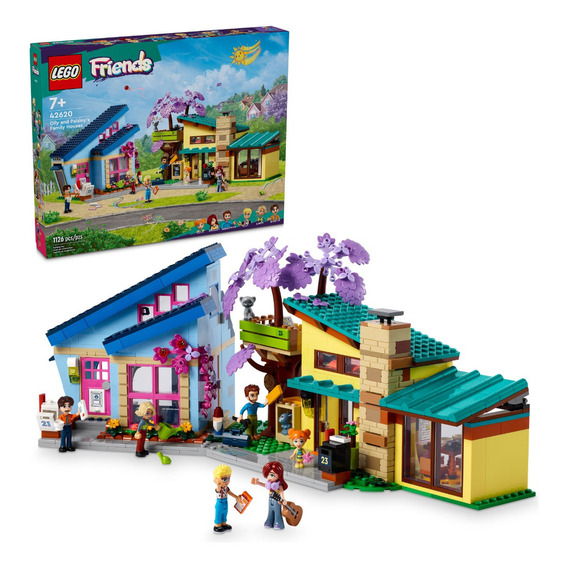 Set Lego Lego Friends 42620 Casas Familiares 1126 Pz
