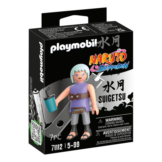 Figura Armable Playmobil Naruto Suigetsu 7 Piezas 3+