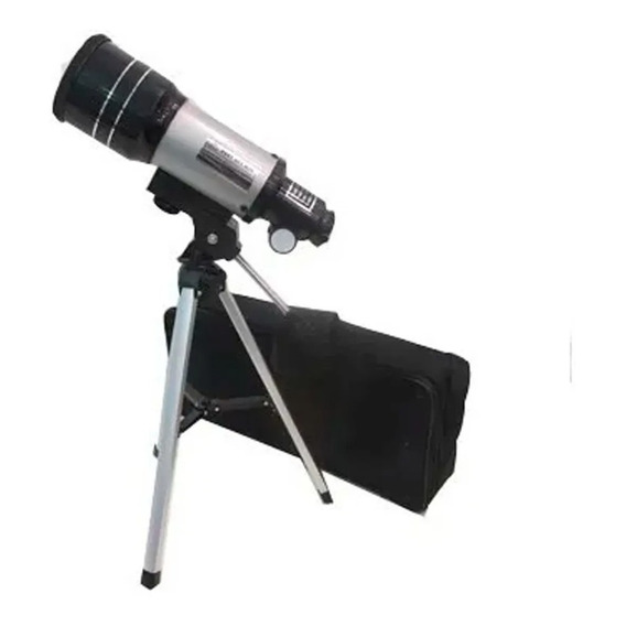 Telescopio Galileo Refractor F300x70 Con Trípode Y Estuche 