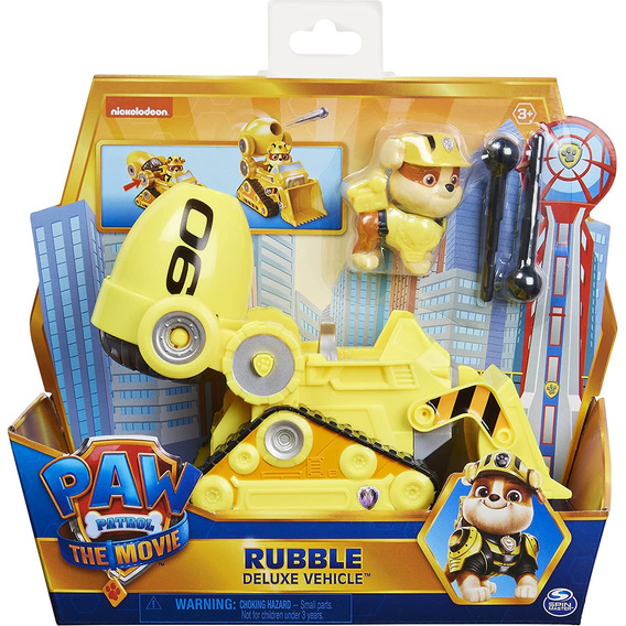 Vehículo Tematico Spin Master Paw Patrol The Movie Rubble 3+