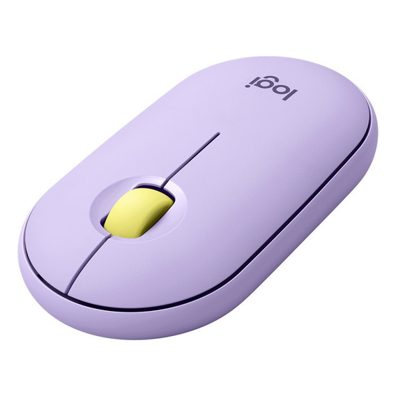 Mouse Inalámbrico Logitech Pebble M350 Lavanda