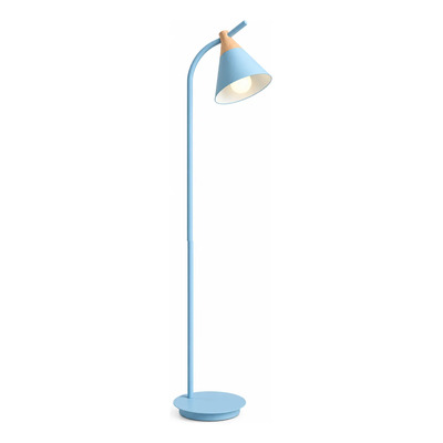 Lampara De Pie Zakay Nordica Apto Led E27 Madera 150cm