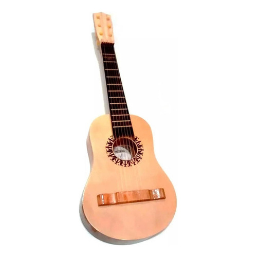 Guitarra Criolla De Madera Juguete Niños 50cm 6 Cuerdas