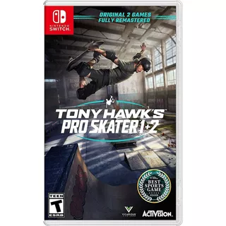 Tony Hawk Pro Skater 1+2 Switch Midia Fisica