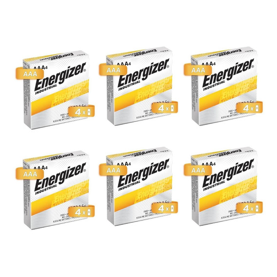 Pila Energizer Industrial Aaa Con 24 Unidades 1.5v