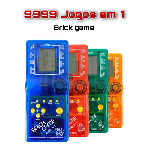 Mini game Antigo Portátil - Stone Brick Game - Minigame - Magazine