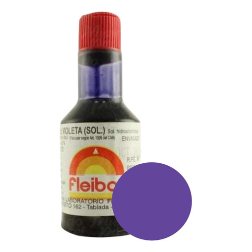 Colorante Liquido Fleibor Violeta X1 Unidad