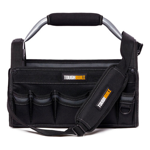 Bolso Portaherramientas Abierto 15 Toughbuilt Tb-83b-15 Color Negro