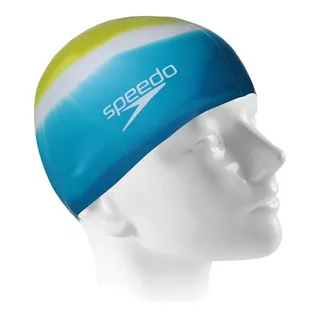 Touca De Natação Speedo Tie Dye Cap Lisa Alta Elasticidade Cor Blue Star