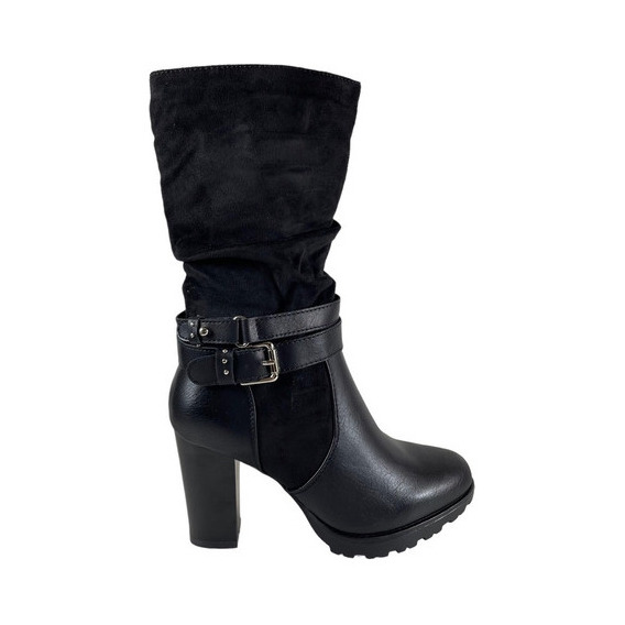 Botin Via Uno Negro Numero 35 Al 40 Liquidacion