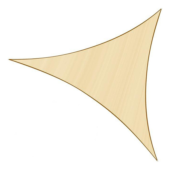 Toldo Malla Tela Vela Sombra 90% Triangular (4.9 X4.9 X6.7m)
