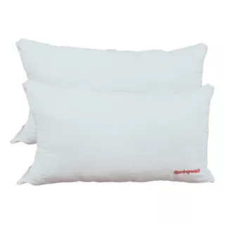 Combo 2 Almohadas 70x40 Fibra Siliconada Springwall Hotel