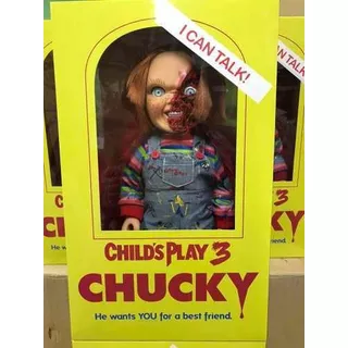 Figura De Acción  Chucky Talking - Pizza Face De Mezco Toyz