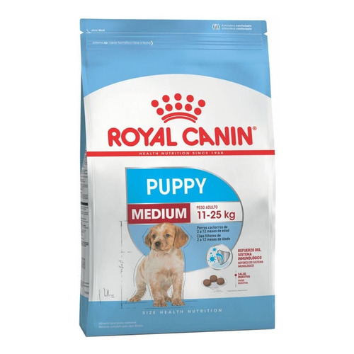 Alimento Royal Canin Size Health Nutrition Medium Puppy para perro cachorro de raza mediana sabor mix en bolsa de 15 kg