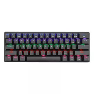 Teclado Gamer T-dagger Arena T-tgk321 Brown Español Rainbow Color Del Teclado Negro Idioma Español Latinoamérica