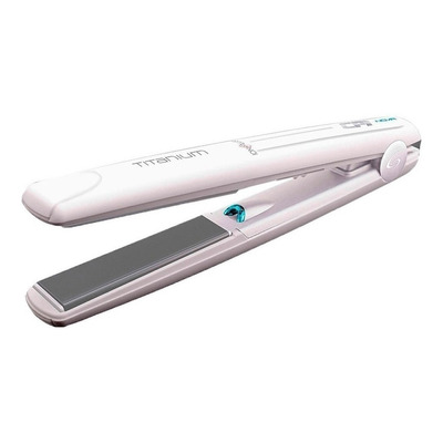 Plancha Cabello Ga.ma Italy Cp1nova Titanium Ionplus Blanca