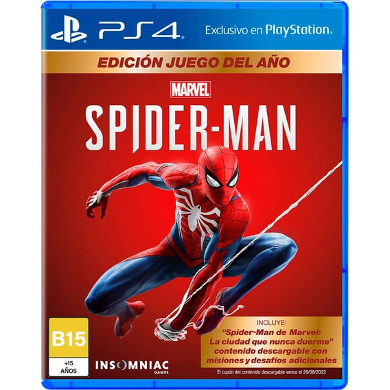 Marvel's Spider-Man  Spider-Man Game of the Year Edition Sony PS4 Físico