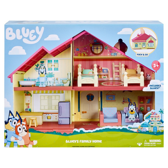 Set De Figuras Bluey Family Home Con Accesorios 3+