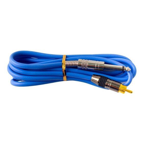 Cable Clip Cord Siliconado Profesional Con Ficha Rca 