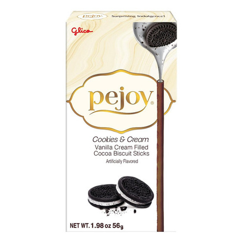 Pocky Pejoy Cookies & Cream, Glico, 56 G