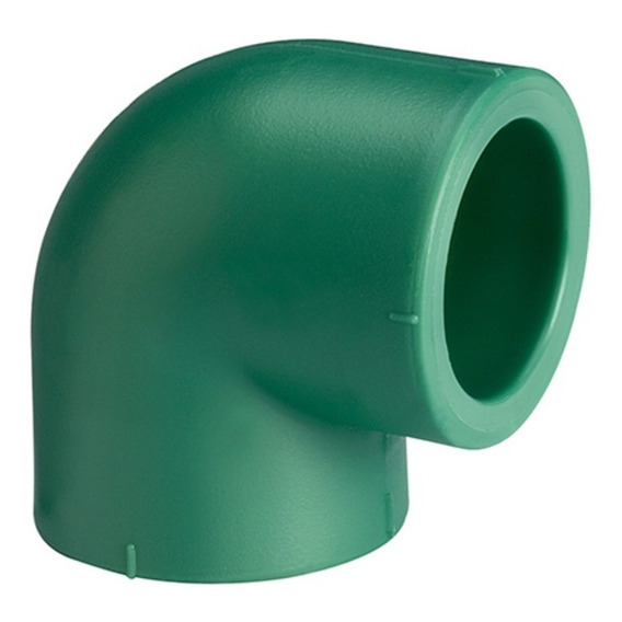 Codo 25 A 90 Termofusion Verde Agua Tubofusion