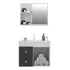 Delta Ariadna 45x55cm mueble de baño blanco