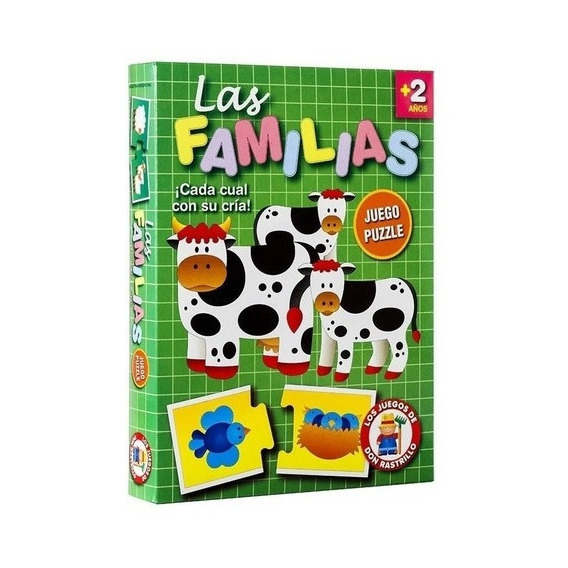 Juego De Mesa Ruibal Las Familias Animal Puzzle H208