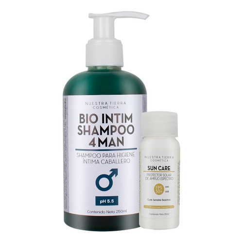 Shampoo Orgánico Para Higiene Intima Para Caballero 250ml