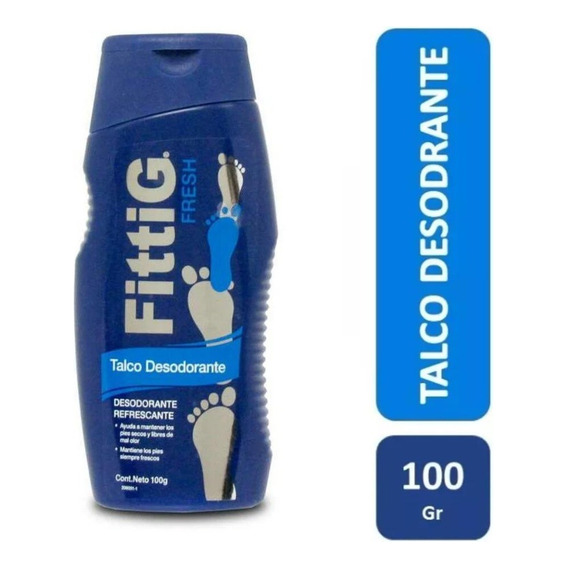 Talco Desodorante Para Pies Fittig Fresh 100 Gramos