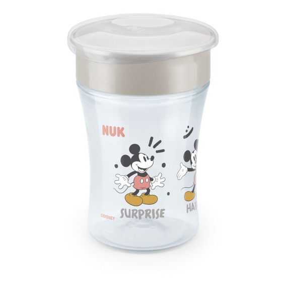 Vaso Nuk Disney Mickey Minnie Magic Cup 360º Tapa 230ml +8m