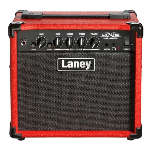 Amplificador De Bajo Laney Lx15brd 15 Watts Rojo