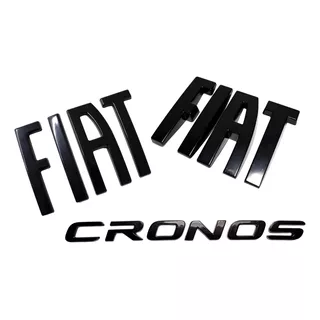 Emblemas Fiat Preto Cronos Drive Hgt Precision S-design 2021