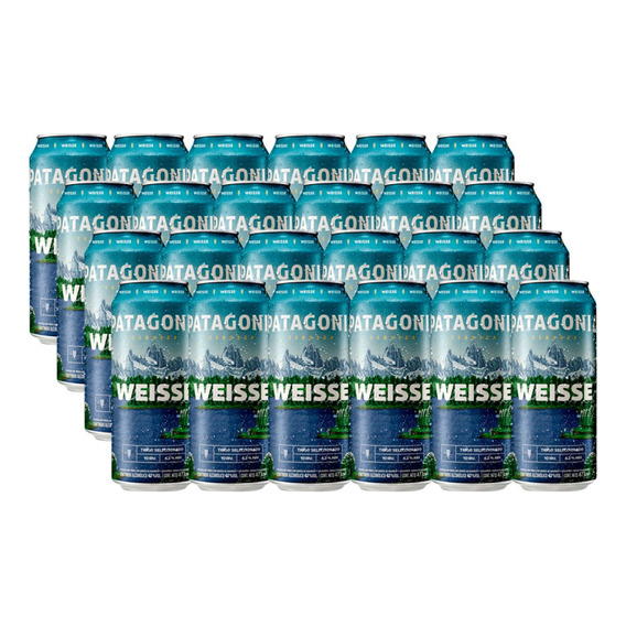 Cerveza Patagonia Weisse Lata 410ml Pack X24