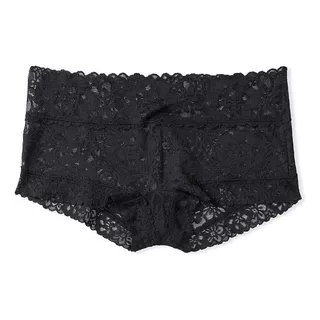 Calcinha Victorias Secret Em Renda Lacie Boyshort Panty Bk