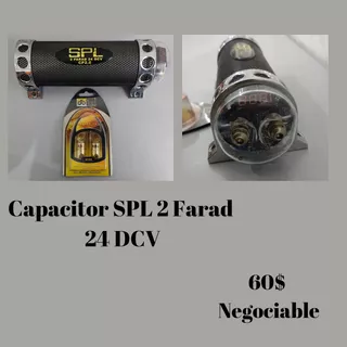 Vendo Capacitor De Audio  Spl 2 Farad 24 Dcv