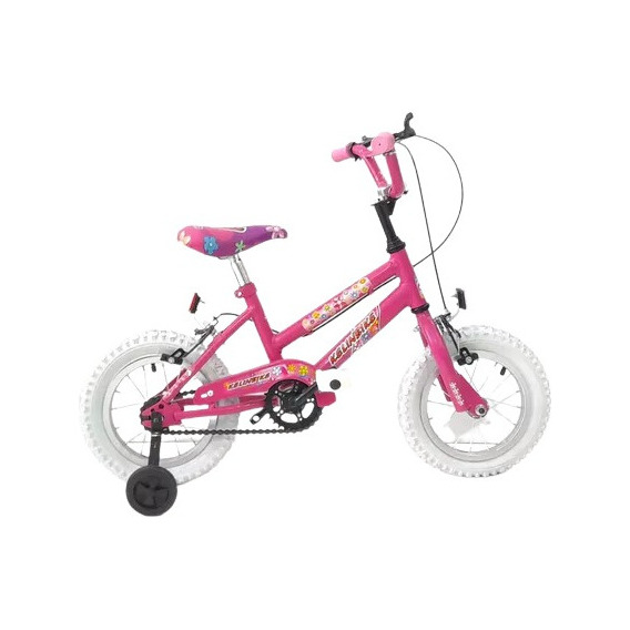 Bicicleta R12 Infantil Cross Niña Rosa