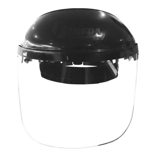 Protector Facial Visor 21 Y 30 Cm 3pf-300t Infra Color Negro