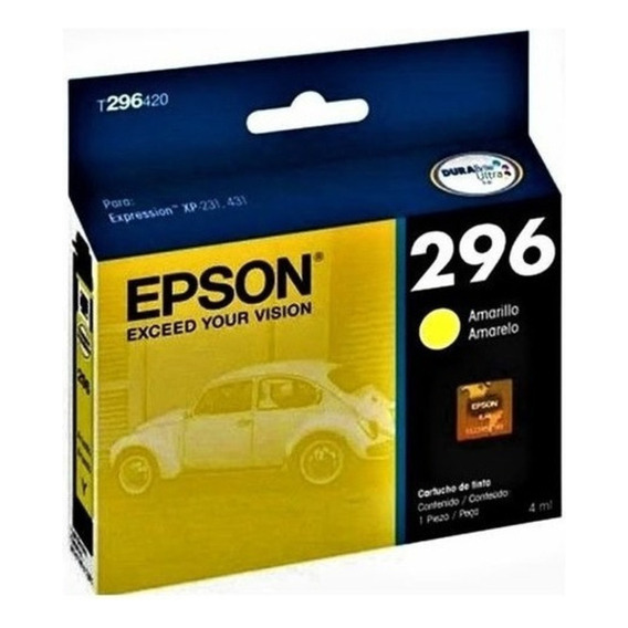 Epson T296420 Amarillo Xp231/241/431/441 4ml
