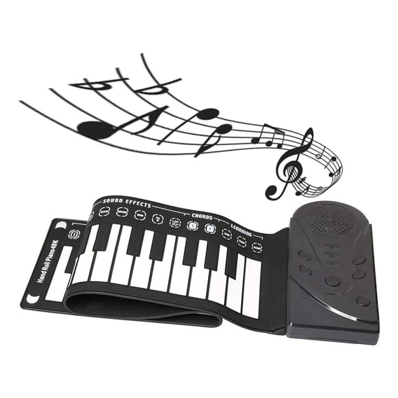 Teclado Piano Musical Para Niños 49 Teclas Flexible Plegable