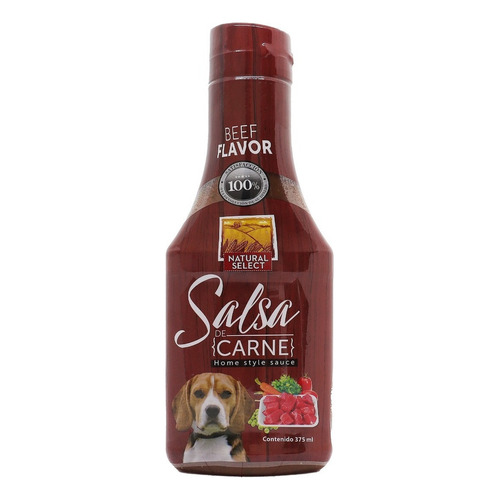 Salsa Perro Natural Select Sabor A Carne 375 Ml