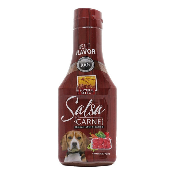 Salsa Perro Natural Select Sabor A Carne 375 Ml