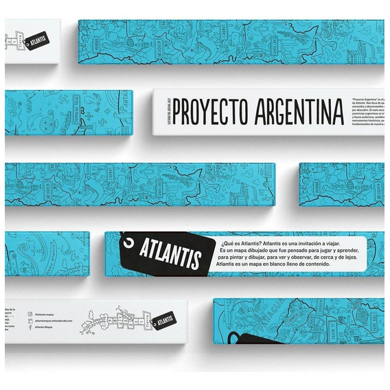 Atlantis Mapa Gigante - Proyecto  Argentina