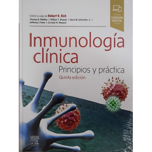 Rich Inmunología Clínica. Principios Y Práctica 5ed/2019 Nue
