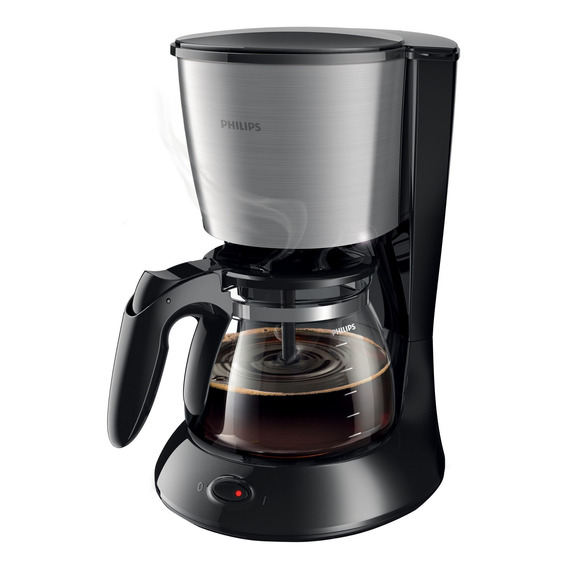 Cafetera Philips Daily Collection HD7462 automática black y metal de filtro 220V - 240V