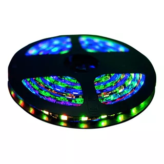 Fita Led Ajk Digital 300 Leds Rgb Rolo 5 Metros Ws2811 Tensão De Operação 12v 12v