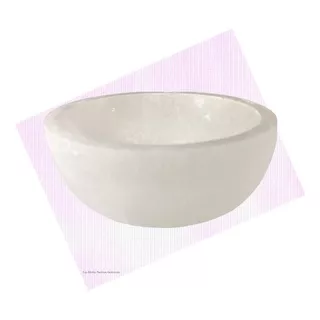 Tigela Pote Pedra Cristal Selenita Natural Bowl 4x10cm