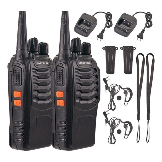 Radio Walkie-talkie Baofeng Bf-888s Uhf Fm, 2 Piezas