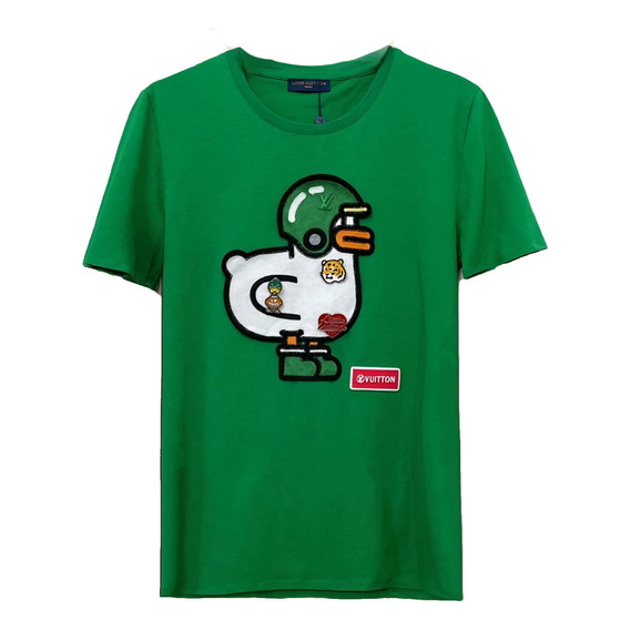 Playera Duck Metal Pin Bordado Lv X Nico 